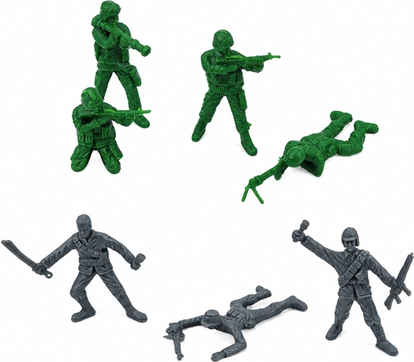 Figuras de soldados para escenarios realistas