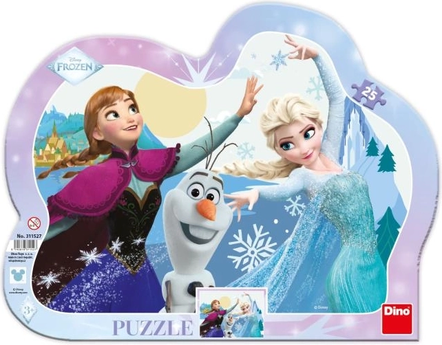 Anna y Elsa – puzzle infantil troquelado de 25 piezas