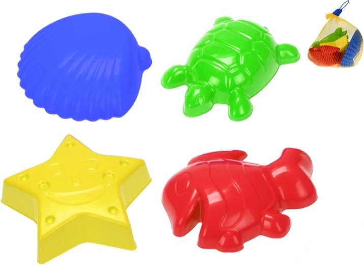 Moldes de plástico para arena 4 uds en red (10 m+)