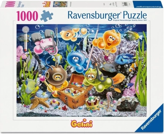 Ravensburger Puzzle Gelini: Diversión submarina de 1000 piezas