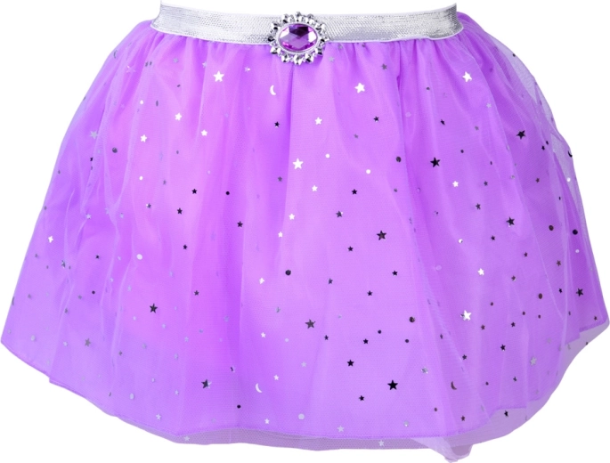 Falda tutú con brillo estelar
