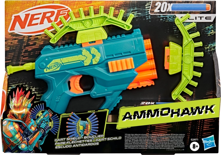 Hasbro Nerf rebel ops bláster ammohawk con 20 dardos