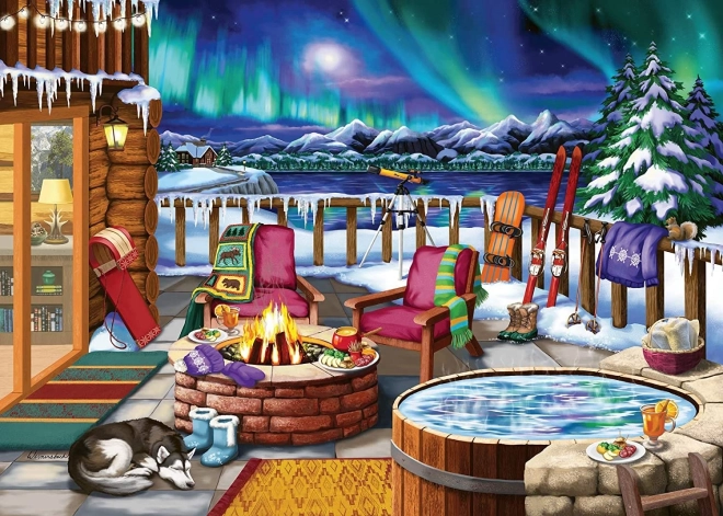 Puzle aurora polar XXL 500 piezas