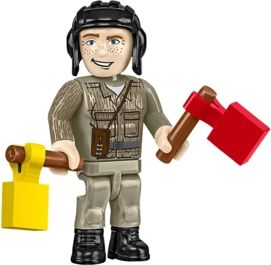 Figura del comandante y placa de coleccionista