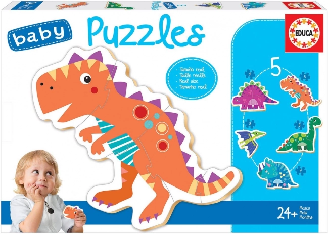 Educa baby puzzle dinosaurios 5 en 1