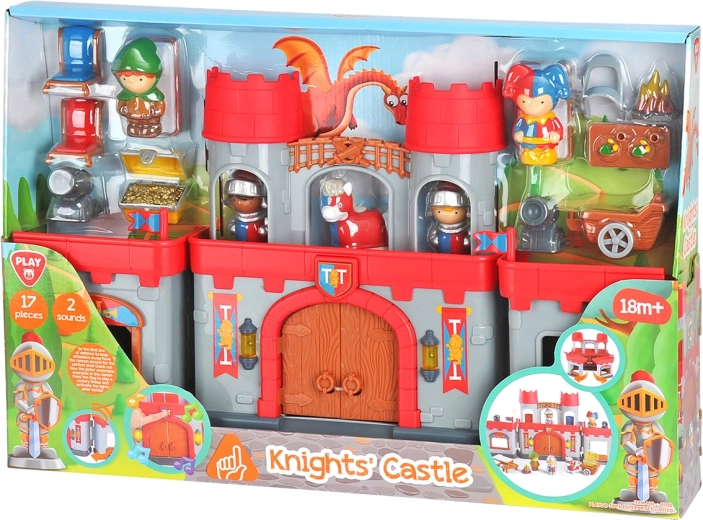 Castillo de caballeros Playgo – set de 17 piezas