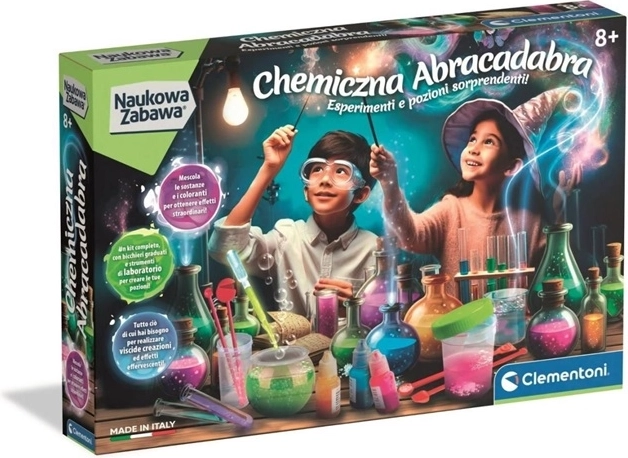 Clementoni Naukowa zabawa juego científico: kit de química abrakadabra