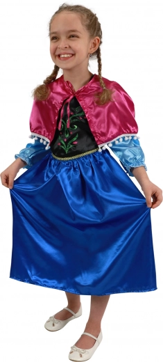 Disfraz infantil de princesa del reino de invierno Anička Deluxe
