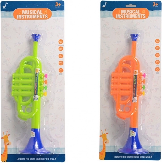 Trompeta de plástico para niños 35 cm