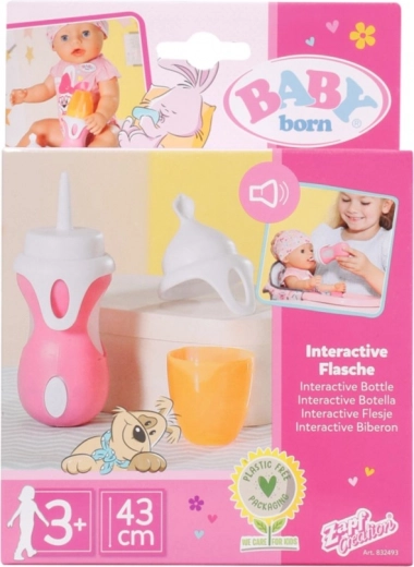 Biberón y cuchara interactivos para muñecas BABY Born