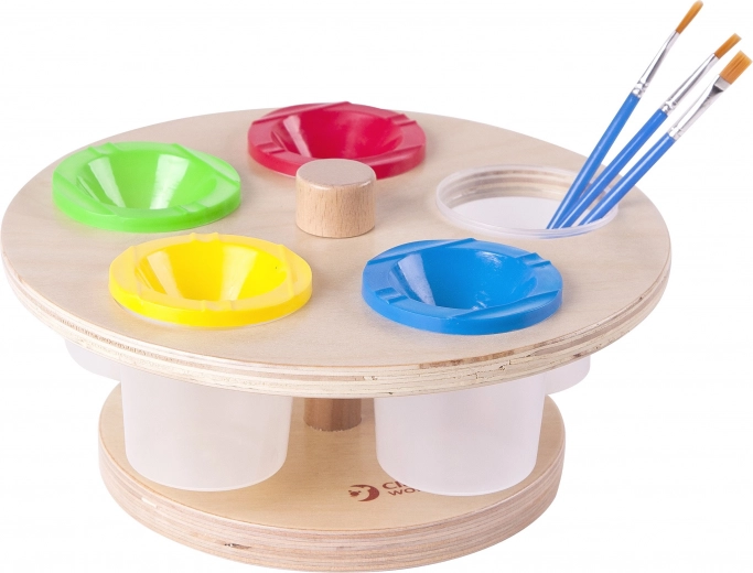 CLASSIC WORLD soporte giratorio para pinturas con recipientes