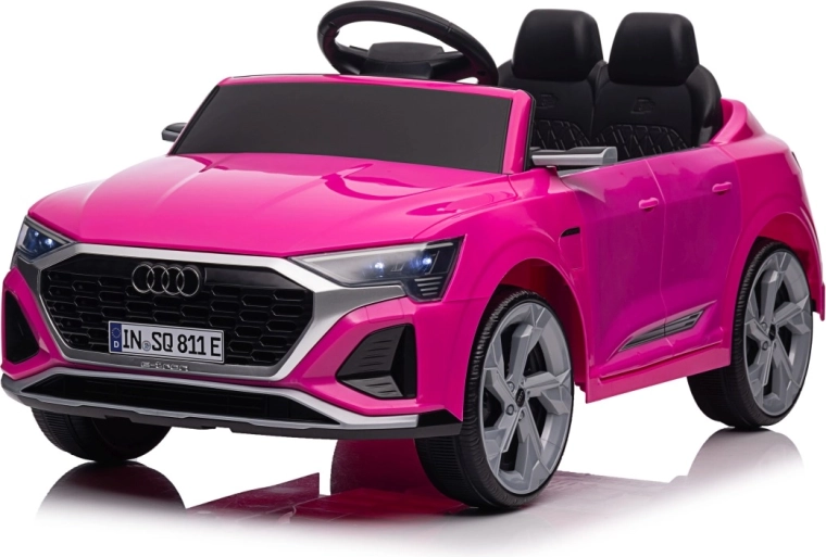 Coche eléctrico rosa Audi SQ8 para niños