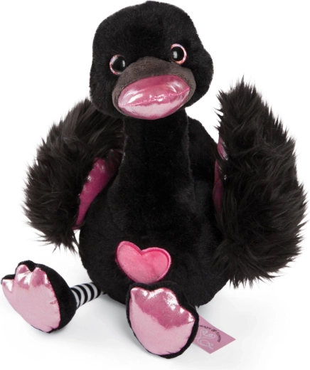 NICI cisne negro de peluche Love Green 35 cm