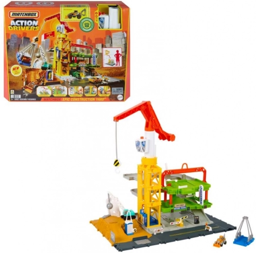 Matchbox Zona de construcción con luces y sonidos