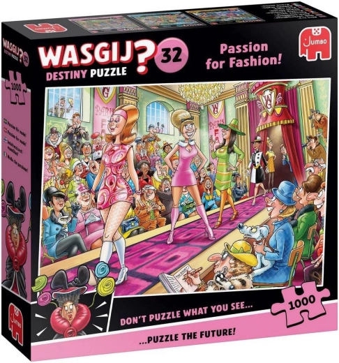 JUMBO puzzle Wasgij Destiny 32: ¡Pasión por la moda! 1000 piezas