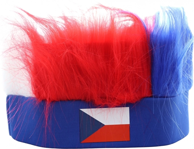 Diadema con pelo de colores para un efecto máximo