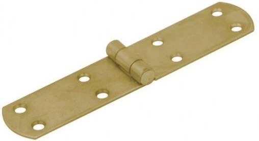 Bisagra francesa 160 × 33 × 2,5 mm, acero galvanizado amarillo