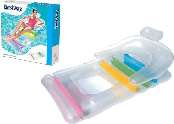 Tumbona y sillón inflable para el agua 165 × 89 cm BESTWAY