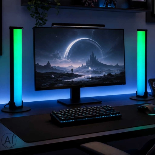 Columnas luminosas RGB para una atmósfera gaming