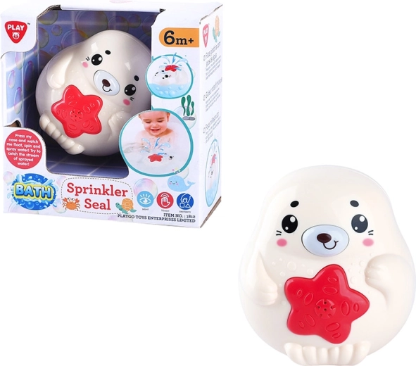 Playgo foca flotante para la bañera con chorro de agua