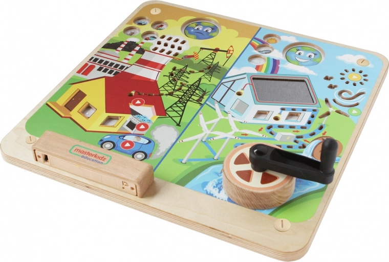 Tablero educativo Energía Renovable y No Renovable Masterkidz Montessori