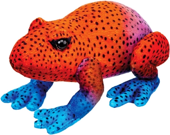 Rana roja de peluche 13 cm