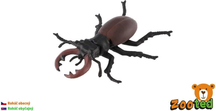 Figura de plástico del ciervo volante común de 8 cm