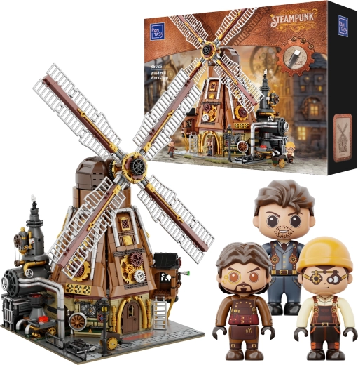 Set de construcción PANTASY – molino de viento steampunk Workshop