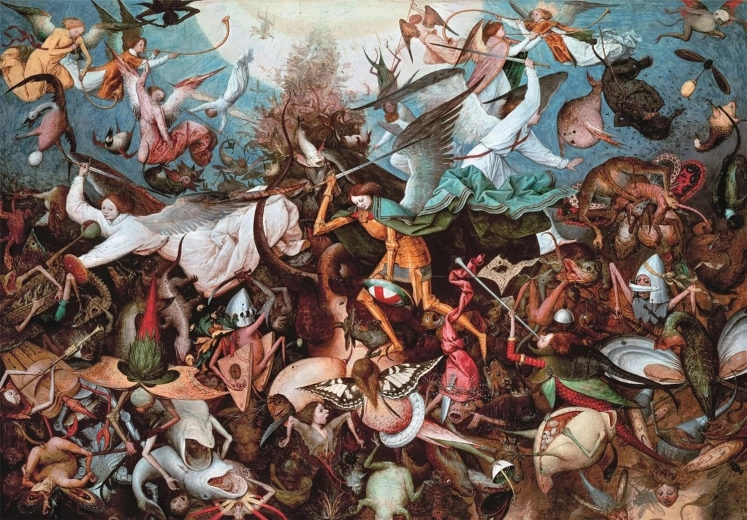 Puzzle Clementoni Museum Collection: La caída de los ángeles 1000 piezas