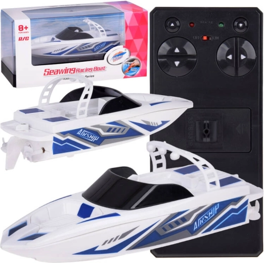 Lancha motora RC para niños AIRSHIP (para el agua)
