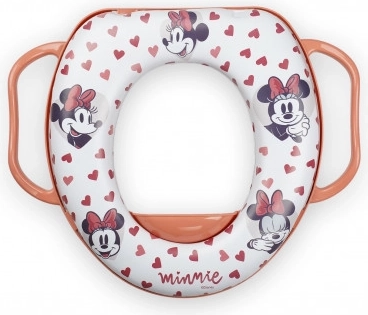 Adaptador blando de WC infantil con asas MINNIE