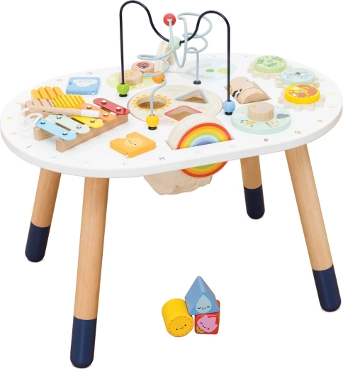 Mesa de actividades sensoriales de madera Le Toy Van