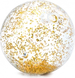 Pelota de playa hinchable con purpurina 71 cm