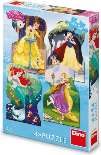 Puzle DISNEY Princesas 4×54 piezas DINO