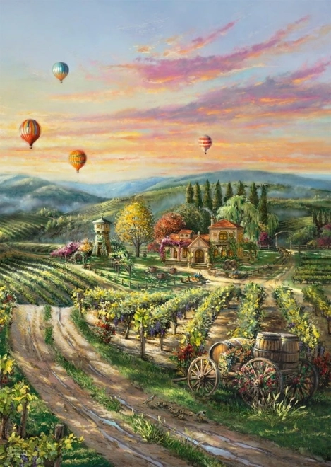 Puzzle Schmidt Viñedo tranquilo 1000 piezas