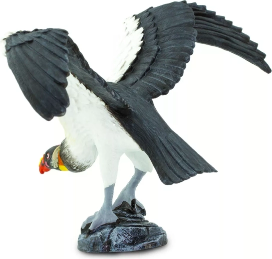 Pose dinámica con las alas extendidas