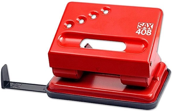 Perforadora SAX 408 roja