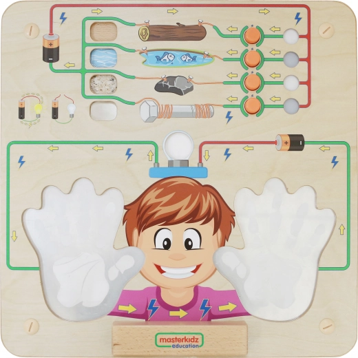 Tablero Masterkidz para experimentar con la conductividad