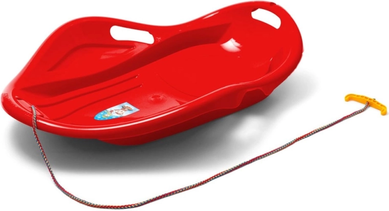 Trineo deslizante infantil tipo concha Baby Mix Premium Komfort 80 cm rojo