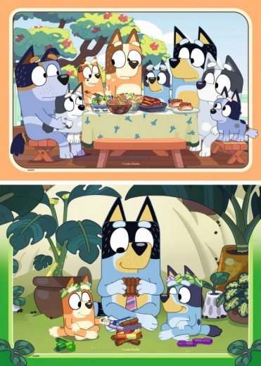 Puzzle Bluey 2x24 piezas