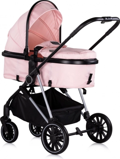 Cochecito combinado Chipolino Aura 2 en 1 – Pink marshmallow
