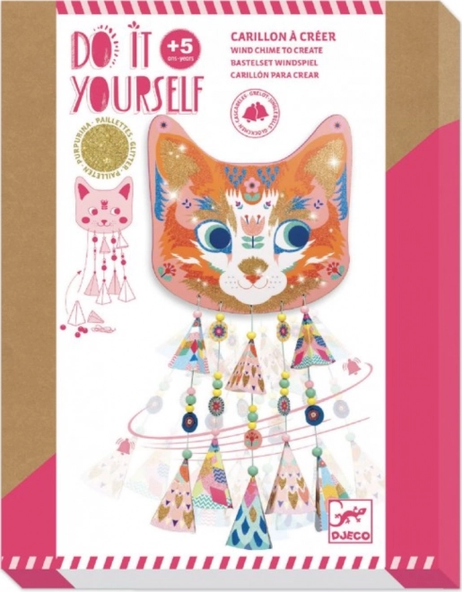 Crea tu campana de viento – gatito de DJECO