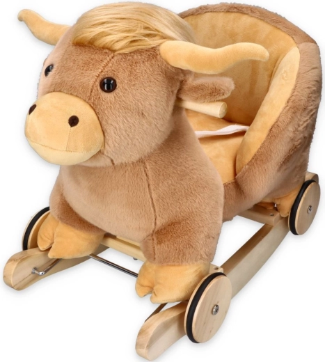 Adam Toys vaquita balancín con ruedas y asiento
