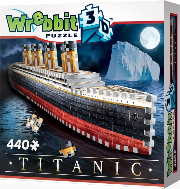 Puzzle 3D Titanic de Wrebbit, 440 piezas