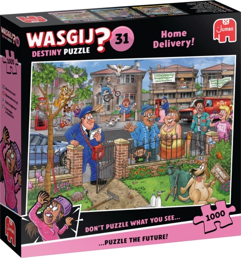 Jumbo Wasgij Retro Destiny 31: ¡Entrega a domicilio! 1000 piezas