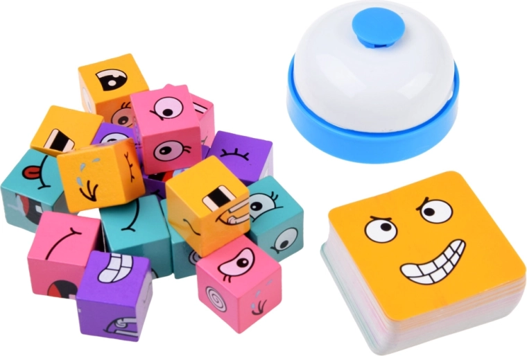 Construcción de caras según cartas de desafío