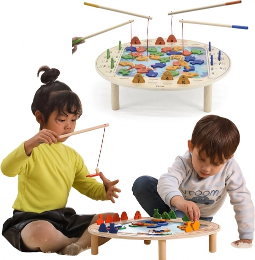 Juego de madera Pesca de pececitos FSC