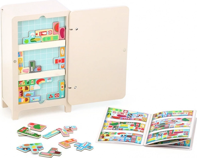 Vilac Juego magnético de madera “Colócalo correctamente” con diseño de Ingely P. Arrhenius