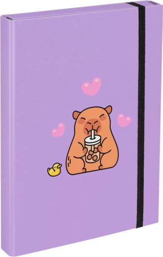 Carpeta para cuadernos escolares A4 con motivo de capibara BAAGL