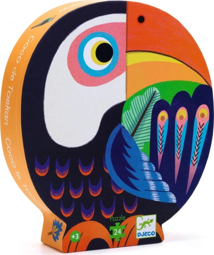 DJECO Puzzle Tucán Coco 24 piezas